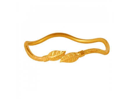 22k Weavy Gold Nowa With Leafy Motif Online