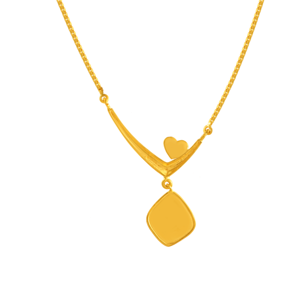 22k Wedding Special Gold Pendant Design For Ladies Online Hot Sale