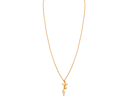 22KT (916) Yellow Gold  Chain Pendant For Women Supply