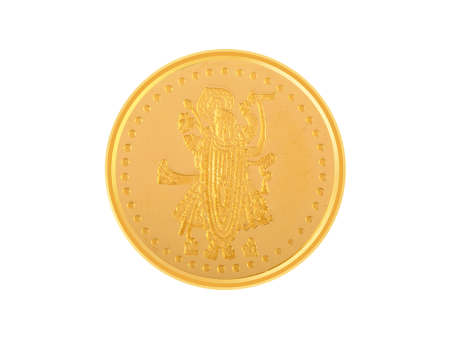 22k (916) 10 Gm Balaji Yellow Gold Coin on Sale