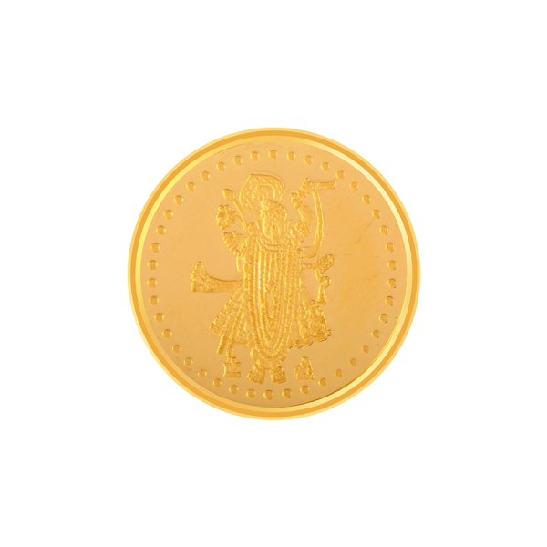 22k (916) 10 Gm Balaji Yellow Gold Coin on Sale