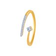 18k (750) Yellow Gold And Diamond Ring For Women Online now