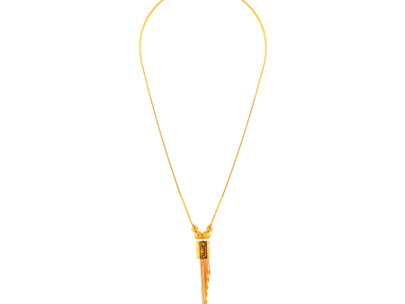 22KT (916) Yellow Gold Chain Pendant For Women Online now