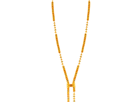 Stunning 22k Gold Tie Chain With Meenakari Detailing Cheap