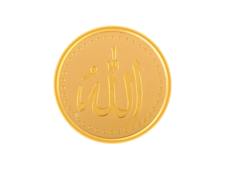 22k (916) 10 Gm Allah Yellow Gold Coin Sale