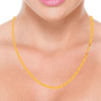 22KT (916) Yellow Gold Chain For Women on Sale