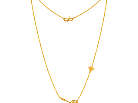 22k Racket Themed Gold Pendant Design For Ladies Online Sale