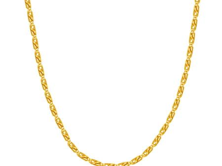 22KT Yellow Gold Chain For Women Fashion