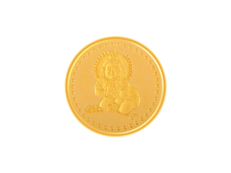 22k (916) 5 Gm Kanha Yellow Gold Coin Online Hot Sale