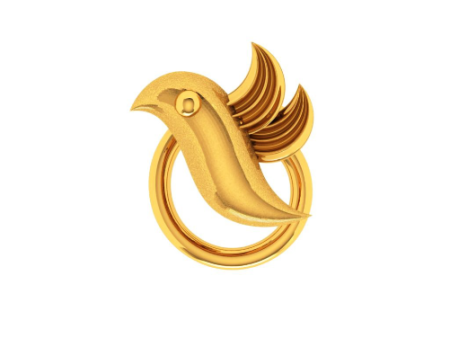 Bird Themed Cute Gold Nose Pin Discount