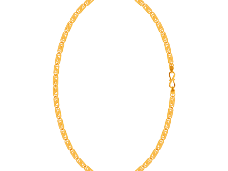 22KT (916) Yellow Gold Chain For Women on Sale