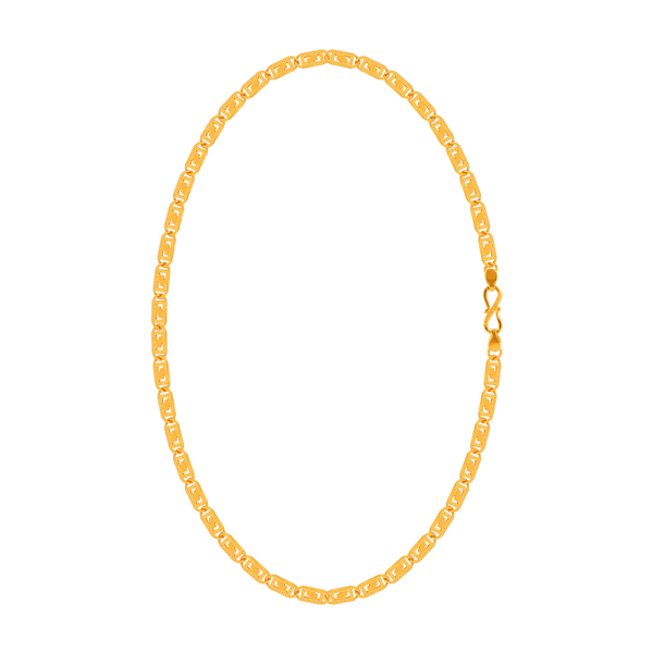 22KT (916) Yellow Gold Chain For Women on Sale