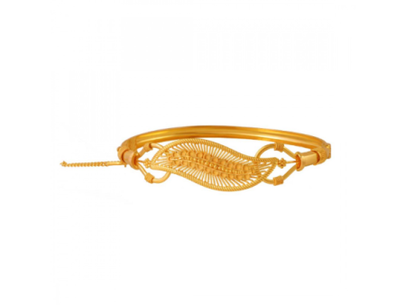 22k Magnificent Piece Of Gold Bangle With Intricate Details Supply