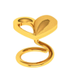 14KT Heart Shape Gold Nose Stud For Girls For Cheap