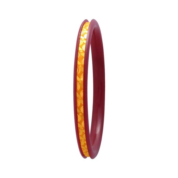 22k Abstract Gold Designed Pola Bangle Supply