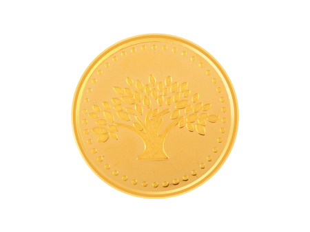 22k (916) 10 Gm Kalpavriksha Yellow Gold Coin Supply