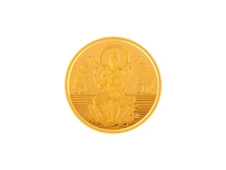 22k (916) 5 Gm Lakshmi Yellow Gold Coin Online now