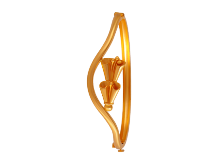 Coral Bell Gold Bangle Online Hot Sale