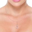 18k (750) Rose Gold And Diamond Pendant For Women Discount