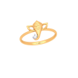 18k Gold Ring Encrusted With A Beautiful Diamond For You Discount