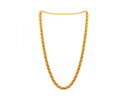 22k Stunning Gold Moff Chain With Meenakari Detailing For Sale