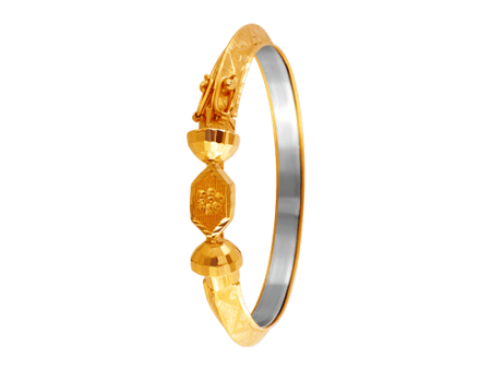 22KT Yellow Gold Loha Bangle For Women Online