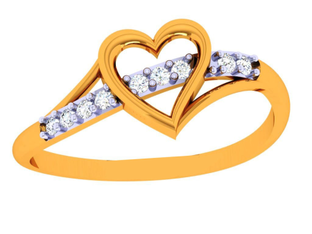 18k Diamond-lined Series Love Ring Sale