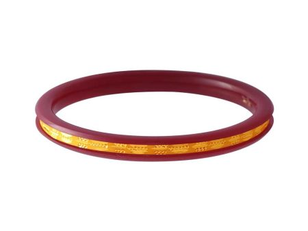 22k Gold Simple Designed Pola Bangle Online Hot Sale