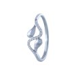 18k (750) White Gold And Diamond Ring For Women Hot on Sale