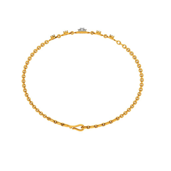 Circular Gold And Diamond Bracelet Supply