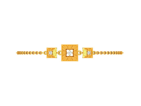 Three Square Diamond Bracelet Online Hot Sale