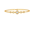 Circular Gold And Diamond Bracelet Supply