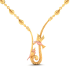 14k Intricately Crafted Gold Necklace Design For Sale