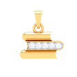 18k Diamond Pendant With A Unique Design Of Books From P.c Chandra Jewellers Supply