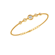 Circular Gold And Diamond Bracelet Supply