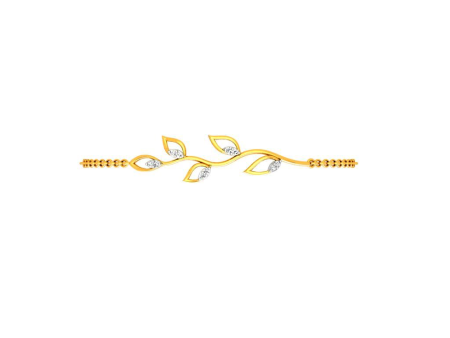 Golden Leaf Affair Diamond Bracelet Cheap