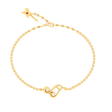 18KT Musical Note Gold Bracelet From Diamond Collection Online Sale