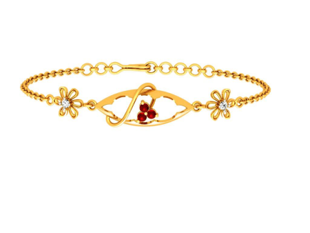 Chained Gold Diamond Bracelet Online