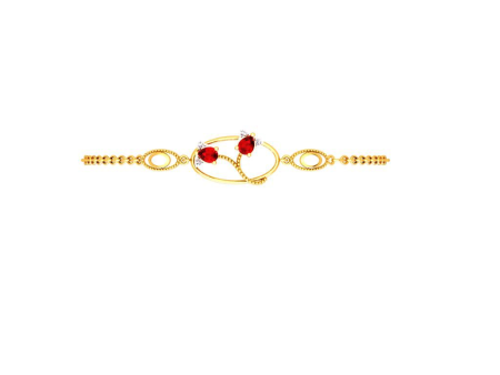 Red Yellow Golden Diamond Bracelet Supply