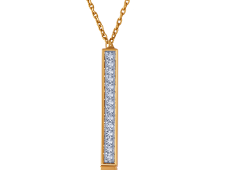 18k Modish Dainty Diamond Necklace Fashion