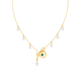 14k Aquarius Themed Gold Gorgeous Necklace From Amazea Collection Supply