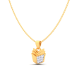 18k Gold & Diamond Pendant In The Shape Of Open Book From P.c Chandra Jewellers Cheap