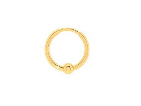 14k Alluring Gold Eyebrow Ring For Cheap