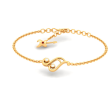 18KT Musical Note Gold Bracelet From Diamond Collection Online Sale