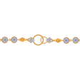 14KT (585) Yellow Gold And American Diamond Bracelet For Women Cheap