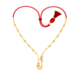 14k Intricately Crafted Gold Necklace Design For Sale