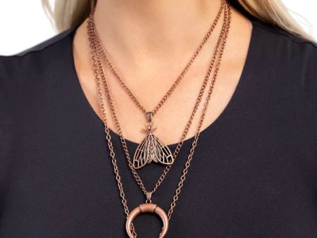 Moth Medley - Copper Online Sale