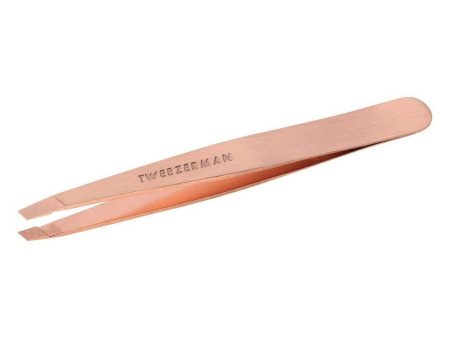 Rose Gold Slant Tweezer | Tweezerman For Discount