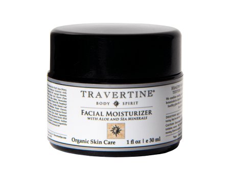 Facial Moisturizer (with Aloe and Sea Minerals) | Travertine Spa Online