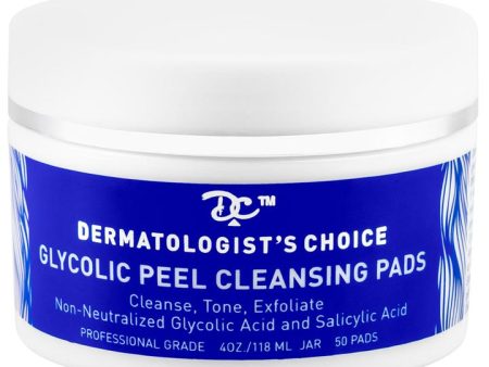 Glycolic Peel Cleansing Pads with glycolic and salicylic acid | Dermatologist s Choice Online Hot Sale